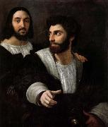 RAFFAELLO Sanzio Together with a friend of a self-portrait USA oil painting artist